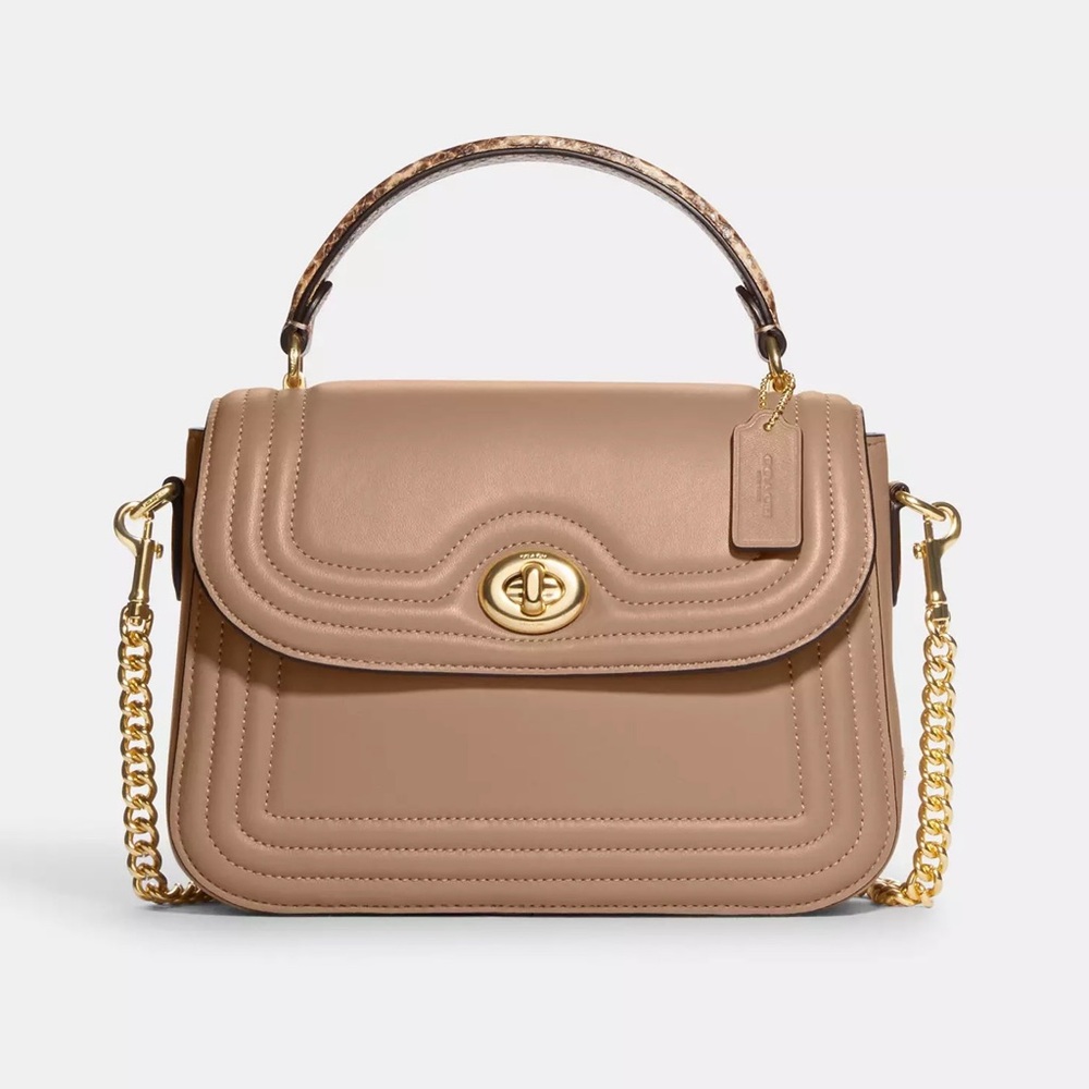 Coach Marlie Top Handle Satchel — NEW, NEVER USED